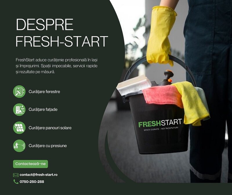 Fresh Start - Servicii curatenie Iasi.
